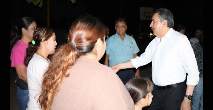 Cajeme sigue avanzando con programa de iluminación en plazas y áreas deportivas