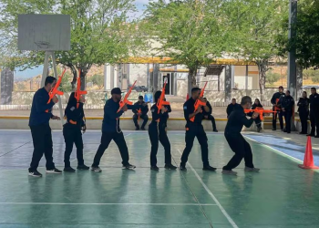 EU capacita a policías estatales de Sonora; afirma que con esto refuerzan seguridad en la frontera