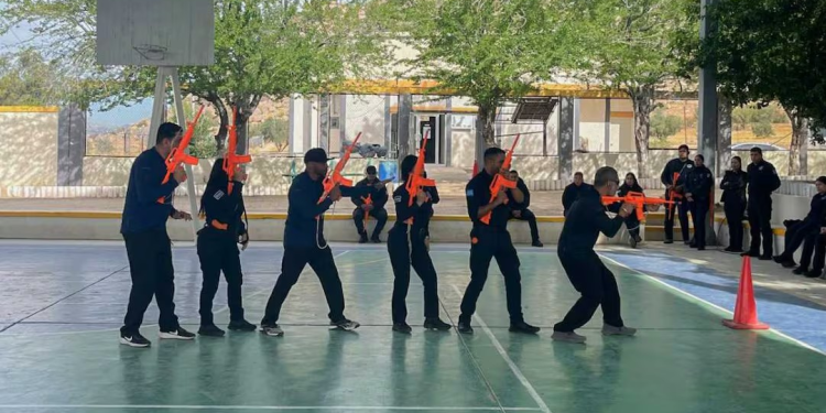 EU capacita a policías estatales de Sonora; afirma que con esto refuerzan seguridad en la frontera