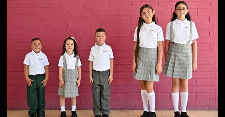 A partir del lunes 15 de diciembre inicia el registro y actualización de tallas de los nuevos uniformes escolares