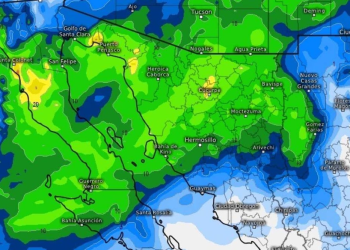Frente frío 27 en Sonora; alertan por lluvias, nevadas y temperaturas de hasta -5°C