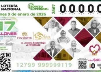 Cae Premio Mayor del Sorteo Superior 2867 de la Lotería Nacional en Sonora y Chihuahua