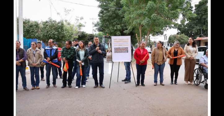 Da inicio Lamarque a obras de rehabilitación integral en el sur de Cajeme