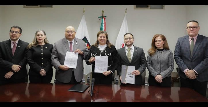 Entrega titular del TJA entrega Informe Anual 2025 al Congreso de Sonora