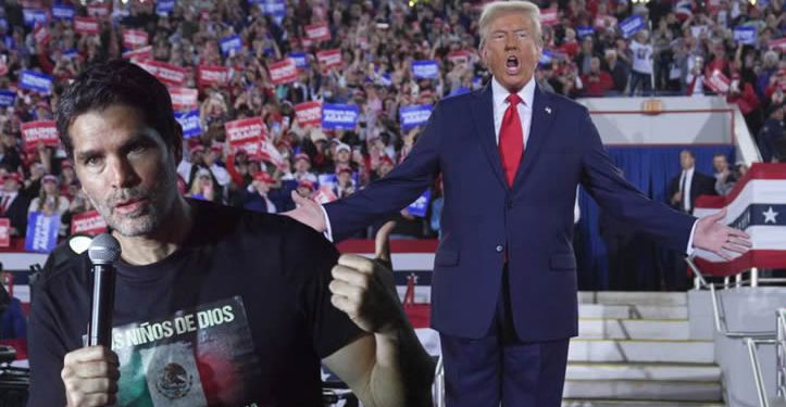 Verástegui confiesa que pidió a Trump intervenir en México contra el narco y el gobierno