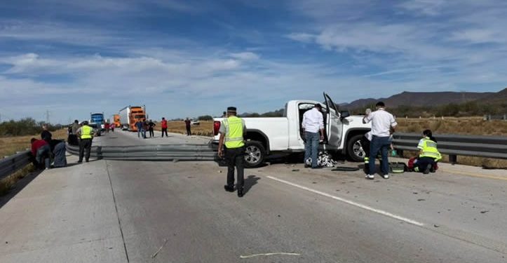 Se registra accidente en la Santa Ana-Magdalena tras ingreso del frente frío 27 en Sonora