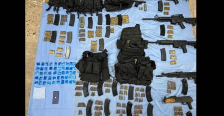 AMIC desarticula célula generadora de violencia en Cajeme, les aseguran 6 armas y un vehículo