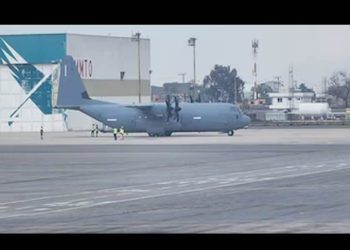 Aeronave militar de EEUU en Toluca llegó para realizar estas actividades, aclaró Gabinete de Seguridad