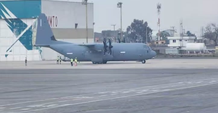 Aeronave militar de EEUU en Toluca llegó para realizar estas actividades, aclaró Gabinete de Seguridad