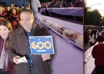 Hermosillo celebra con rosca de Reyes de 600 metros