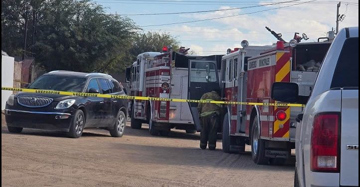 Tragedia en San Luis Río Colorado: Mueren dos jóvenes con discapacidad en incendio de vivienda