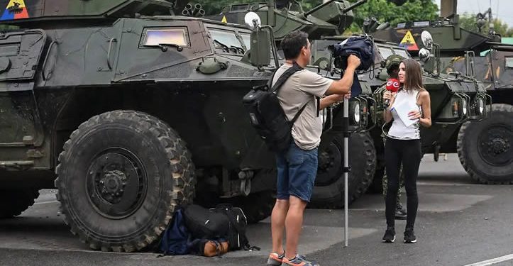 Situación del periodismo en Venezuela es peor tras la intervención de EU: Reporteros Sin Fronteras