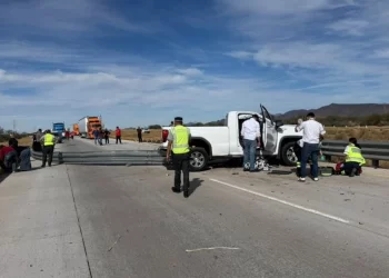 Se registra accidente en la Santa Ana-Magdalena tras ingreso del frente frío 27 en Sonora