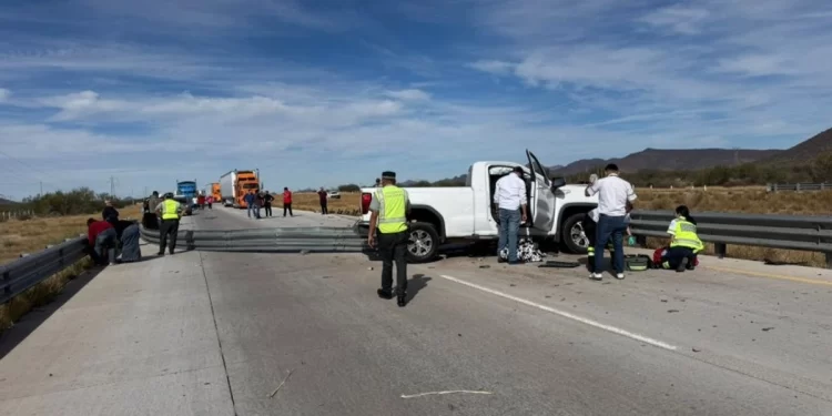 Se registra accidente en la Santa Ana-Magdalena tras ingreso del frente frío 27 en Sonora