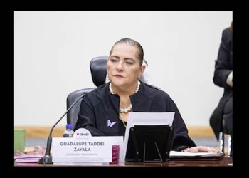 No solo la Suprema Corte: Guadalupe Taddei, presidenta del INE, es captada en camioneta blindada de más de 2 mdp