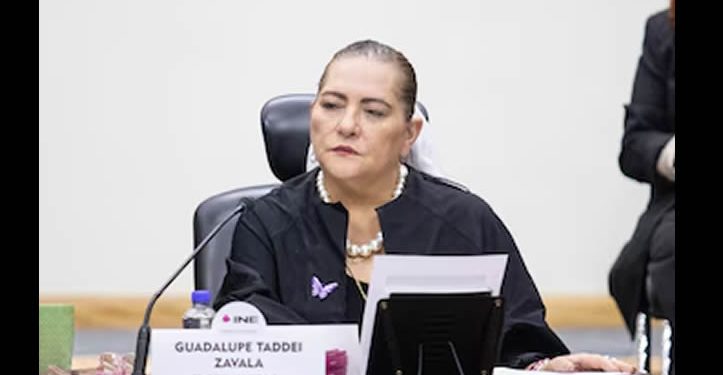 No solo la Suprema Corte: Guadalupe Taddei, presidenta del INE, es captada en camioneta blindada de más de 2 mdp