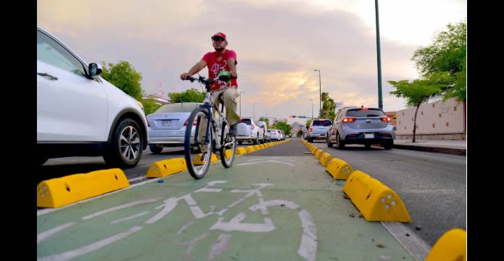 Refuerzan seguridad de ciclistas en Hermosillo con la instalación de casi mil “confibicis”