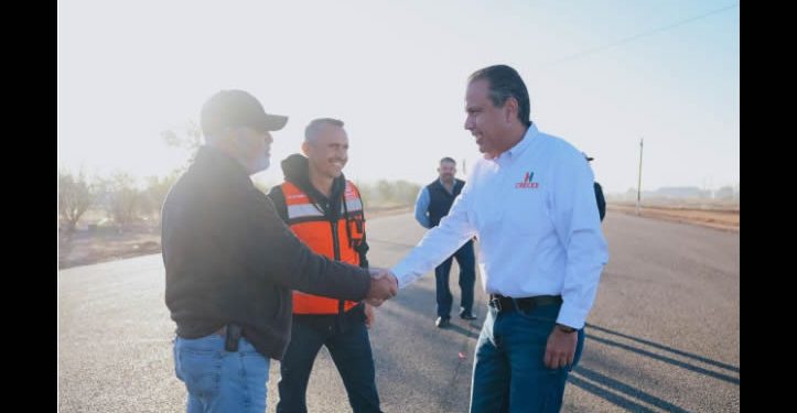 Supervisa Toño Astiazarán avance de la primera etapa del Libramiento Norponiente