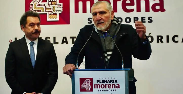Adán Augusto López renuncia a la coordinación de Morena en el Senado