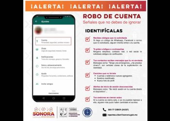 Refuerza Unidad Cibernética el llamado a proteger las cuentas de redes sociales y aplicaciones de mensajería