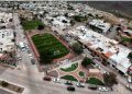 Entrega alcaldesa Karla Córdova González trabajos de rehabilitación de campos deportivos en Guaymas Norte