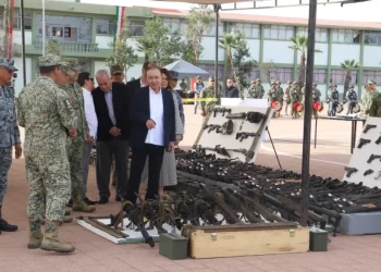 Desde bazucas hasta lanzallamas: destruyen más de 900 armas decomisadas al crimen organizado en Sonora