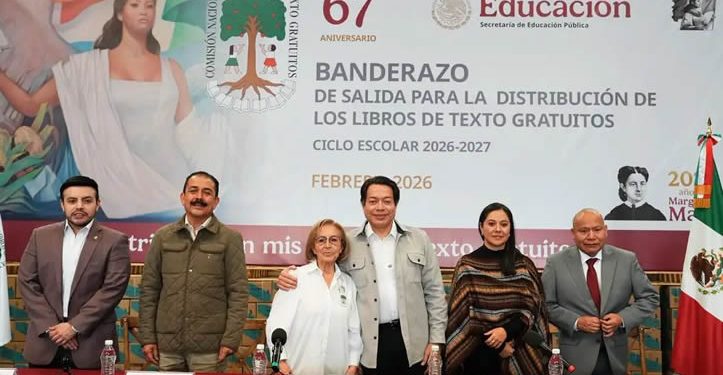 SEP da banderazo de salida a distribución de libros de texto gratuito del ciclo escolar 2026-2027