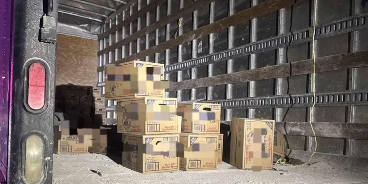 Frustran robo a tren cargado con cerveza, en Hermosillo delincuentes se enfrentan a policías y huyen al monte