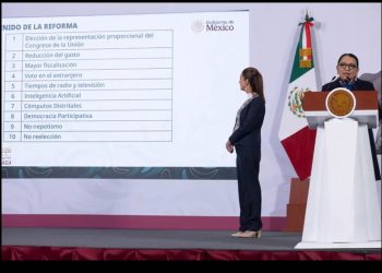 Sheinbaum propone reducir 25% gasto del INE y partidos políticos