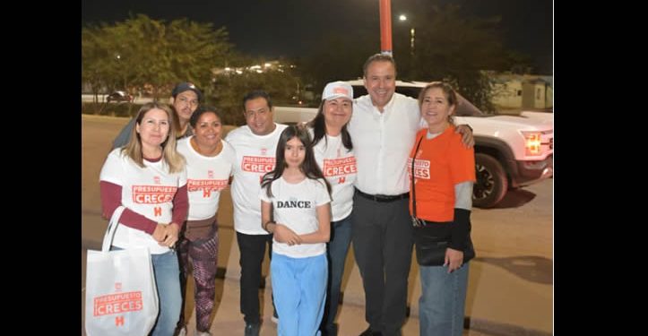 Iluminan el poniente de Hermosillo: Inauguran en La Cholla el corredor ‘Camina Segura’ número 103