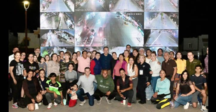 Blindan el sector Puerta Real: Toño Astiazarán entrega sistema de videovigilancia inteligente