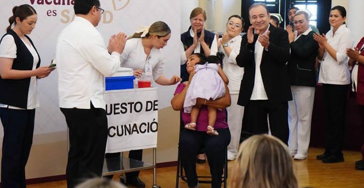 Sonora se blinda contra el sarampión: Durazo activa programa de vacunación masiva