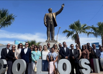 A 32 años del magnicidio, Colosio Jr. reaparece en Sonora con miras a 2027