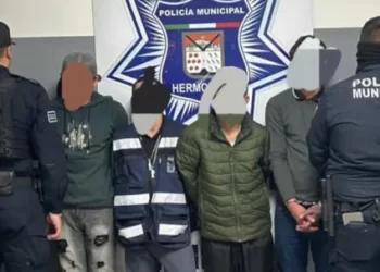 Cuatro Sujetos Detenidos por Presuntamente Intentar Privar de Libertad a un Joven en Hermosillo
