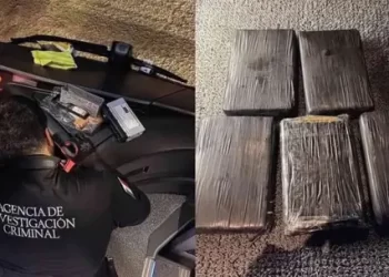 Dos Hombres Detenidos por Transportar Paquetes con Fentanilo en Autobús de Pasajeros en Caborca