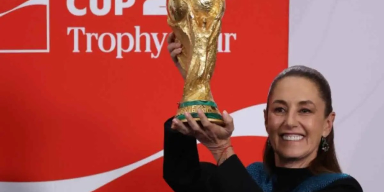 Claudia Sheinbaum alza la Copa: anuncia 25 boletos GRATIS para el Mundial 2026