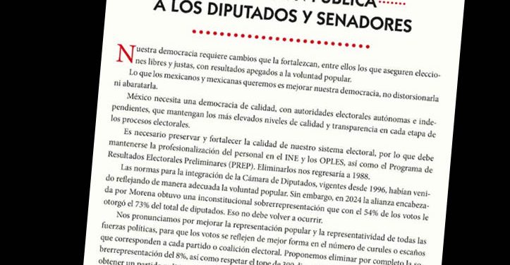 Exigen blindar la democracia: Figuras de la política advierten riesgo de retroceso a 1988