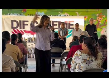 DIF Cajeme fortalece tejido social en Providencia: Patricia Patiño encabeza jornada de atención directa