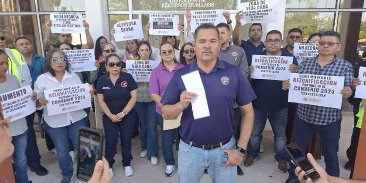 Crece tensión entre Universidad de Sonora y Sindicato Independiente por entrega de plazas