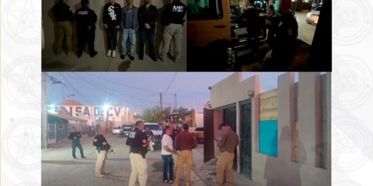 Rescatan a 3 migrantes brasileños en la frontera de San Luis Río Colorado, serán trasladados al Instituto de Migración