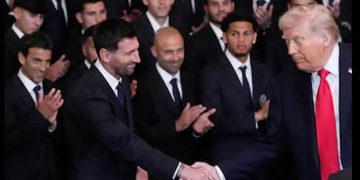 Messi visita al fin la Casa Blanca