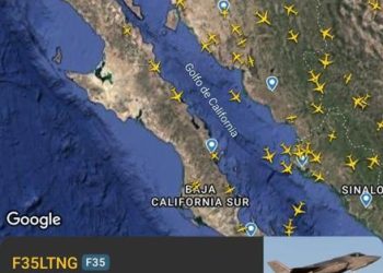 Detectaron radares avión de combate de EU sobre Sonora