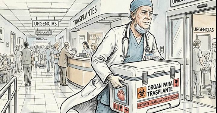 ¡A contrarreloj! Así funciona la compleja logística de los trasplantes en México