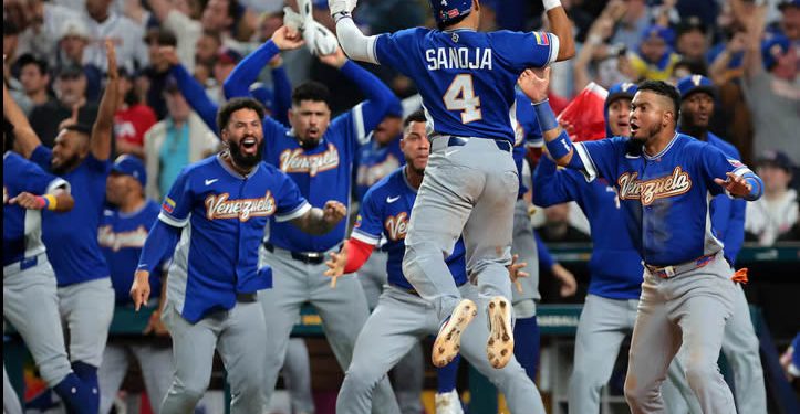 Venezuela manda sobre Estados Unidos en el béisbol mundial