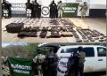 Guardia Nacional asegura arsenal y droga en Sonora