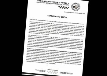 Reporta STAUS archivo de emplazamiento a huelga por orden judicial