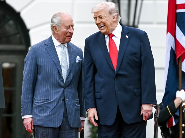 Los ‘dos reyes’, dice la Casa Blanca sobre Carlos III y Donald Trump