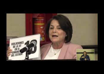 Protagonizan presidenta del Congreso y diputada de MC discusión por uso de la tribuna