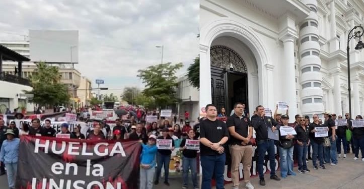 Se agota el tiempo y siguen sin acuerdos UNISON-SINDICATOS con la institución paralizada desde hace 13 días