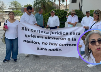 Jubilados de CFE en Sonora insisten en defender sus derechos; piden a diputados certeza jurídica